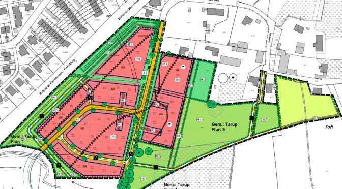 Bebauungsplan “Groß Tarup – Dorf” (Nr. 256) Entwurfs- und Auslegungsbeschluss